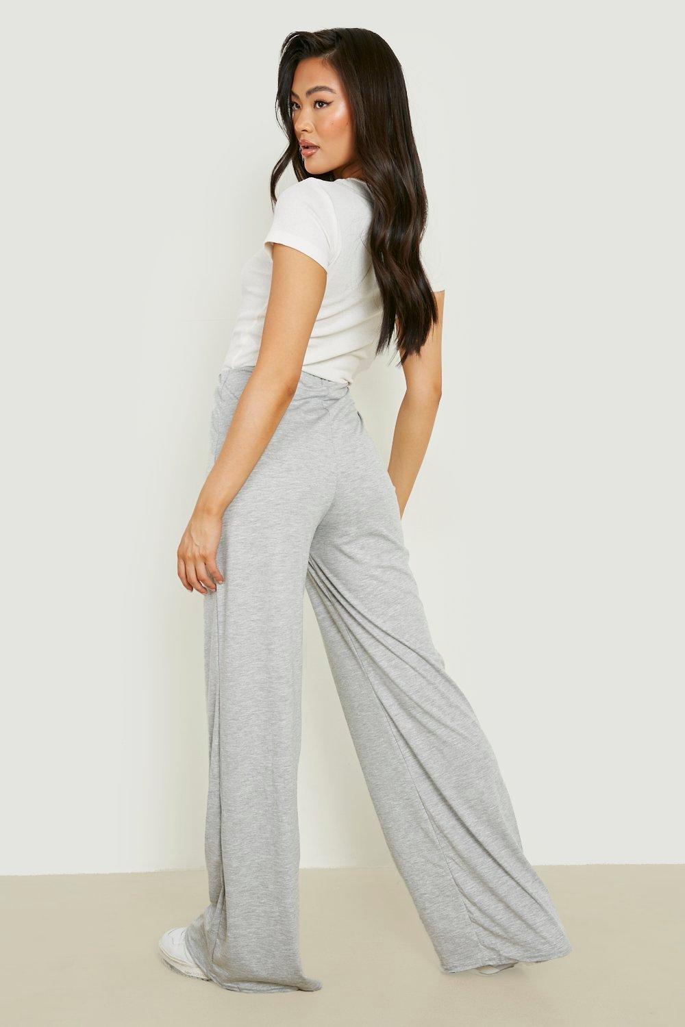 Boohoo hot sale grey trousers